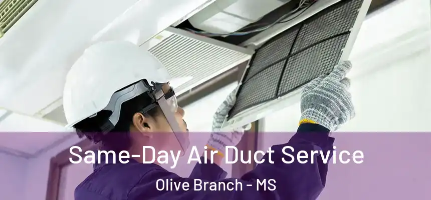  Same-Day Air Duct Service Olive Branch - MS